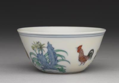 图片[3]-Chicken cup in doucai painted enamels, Ming dynasty, Chenghua reign, 1465-1487-China Archive